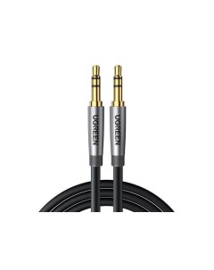 Кабель AV150 50355 3 5mm Male to Male Alu Case Braid Audio Cable 1м серебристо серый Ugreen