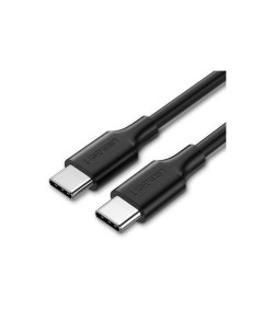 Кабель US286 50998 USB C 2 0 Male To USB C 2 0 Male 3A Data Cable 1 5м черный Ugreen