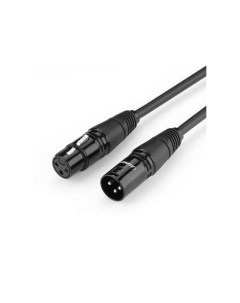 Кабель AV130 20710 Cannon Male to Female Microphone Extension Audio Cable 2м черный Ugreen