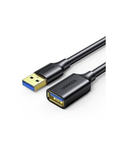 Кабель US129 30127 USB 3 0 Extension Male Cable 3м черный Ugreen