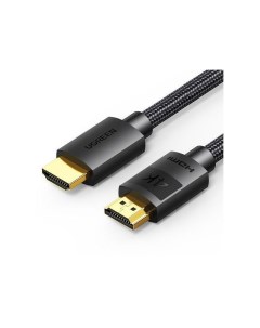 Кабель HD119 40102 4K HDMI Cable Male to Male Braided 3м черный Ugreen