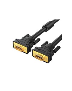 Кабель VG101 11646 VGA Male to Male Cable 2м черный Ugreen