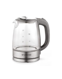 Чайник электрический SKG2315 серый серебристый Starwind