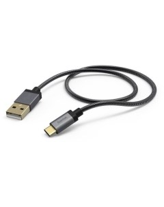 Кабель 00173636 USB Type C m USB A m 1 5м черный Hama