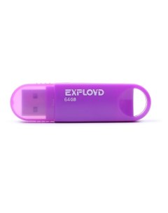 Флешка 570 64Gb EX 64GB 570 Purple USB 2 0 пурпурный Exployd