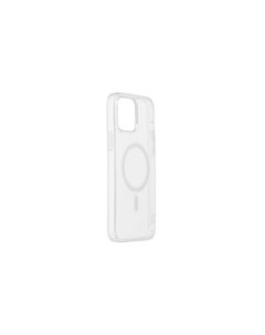 Накладка пластик для iPhone 13 Pro для MagSafe с силиконовым краем прозрачная Mobility