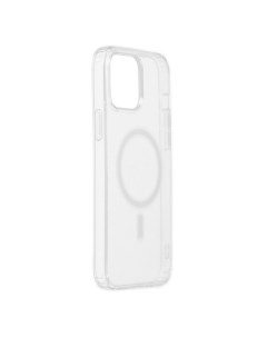 Чехол накладка пластик для iPhone 13 Pro Max для MagSafe с силиконовым краем прозрачная Mobility
