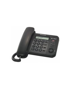 Телефон проводной KX TS2356RUB черный Panasonic