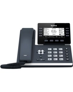 VoIP телефон SIP T53W черный Yealink