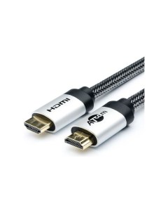 Кабель HDMI 1m Metal Gold АТ13780 Atcom