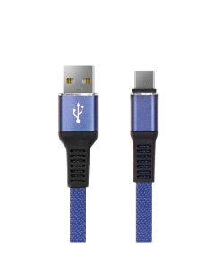 Дата Кабель Flat USB Micro USB синий УТ000015528 Red line