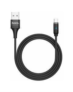 Адаптер U76 Fresh Magnetic USB micro USB Black 115186 Hoco