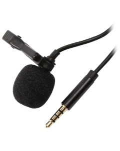 Микрофон петличный mini jack 3 5mm Aux черный Mobility