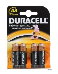 Батарейка LR6 4BL Basic AA 4шт Duracell