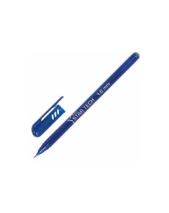 Ручка шариковая масляная Star Tech СИНЯЯ игольчатый узел 1мм линия 0 8 мм 2260 12 36 шт Pensan