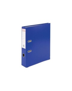 Папка регистратор покрытие пластик 75 мм ПРОЧНАЯ с уголком синяя 226596 Brauberg