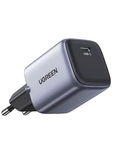 Зарядное устройство сетевое CD319 25257_ Nexode Mini USB C 30W PD GaN Fast Charger EU с кабелем 1м 6 Ugreen