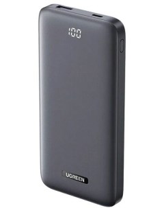 Аккумулятор внешний PB198 60689_ 10000mAh Ultra Slim 20W серый Ugreen