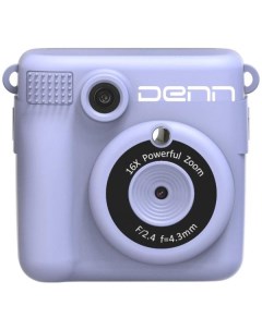 Фотоаппарат компактный Denn Funny Cam TDC015PL фиолетовый Funny Cam TDC015PL фиолетовый