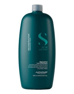 Шампунь для поврежденных волос Semi Di Lino Reconstruction Reparative Low Shampoo 1000мл Шампунь 100 Alfaparf milano