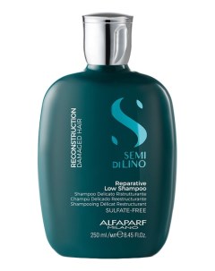 Шампунь для поврежденных волос Semi Di Lino Reconstruction Reparative Low Shampoo 250мл Шампунь 250м Alfaparf milano