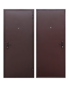 Дверь входная металлическая Стройгост 5 РФ 860 мм правая коричневая Без бренда