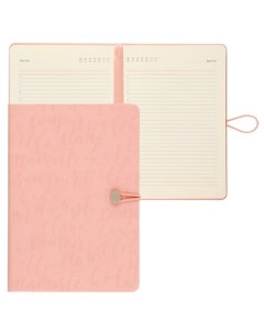 Ежедневник Letter недатированный А5 твердая обложка 168 листов розовый Fiorenzo