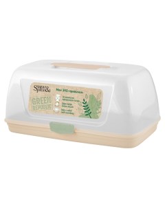 Хлебница пластик лен Green Republic SE2238GR Sugar&spice