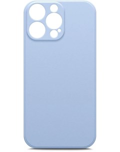 Чехол накладка для смартфона Apple iPhone 14 Pro Max силикон микрофибра лавандовый 70844 Borasco