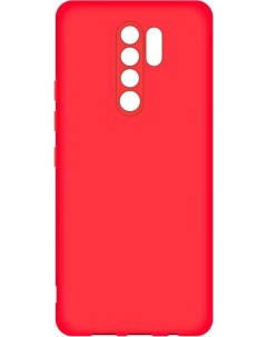 Чехол накладка для смартфона Xiaomi Redmi 9 силикон красный 39070 Borasco