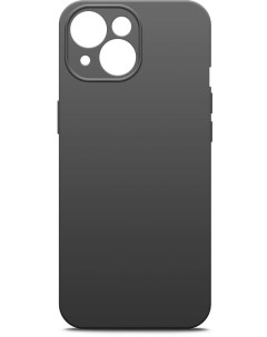 Чехол накладка для смартфона Apple iPhone 15 Plus силикон черный 72421 Borasco