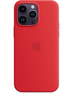 Чехол накладка Silicone Case with MagSafe для смартфона iPhone 14 Pro Max силикон красный MPTR3FE A Apple