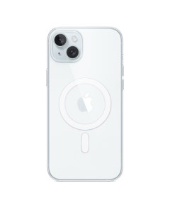 Чехол накладка Clear Case with MagSafe для смартфона iPhone 15 Plus силикон прозрачный MT213FE A Apple