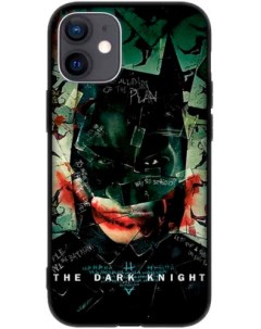 Чехол накладка Batman04 для смартфона Apple iPhone 12 mini пластик черный 124264 Deppa