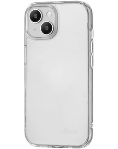 Чехол накладка Real Case для смартфона Apple iPhone 15 пластик прозрачный CS248TT61RL I23 Ubear