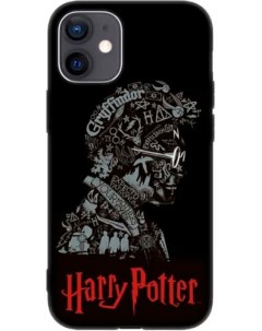 Чехол накладка Harry Potter для смартфона Apple iPhone 12 mini пластик черный 124085 Deppa