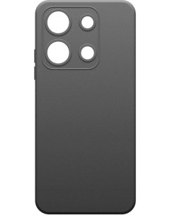 Чехол накладка для смартфона Infinix Note 30i силикон черный 72109 Borasco