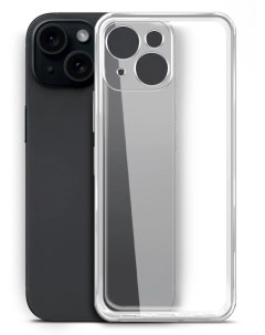 Чехол накладка для смартфона Apple iPhone 15 Plus силикон прозрачный 72410 Borasco