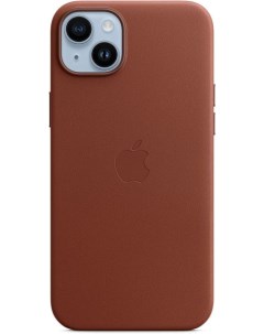 Чехол накладка Leather Case для смартфона iPhone 14 Plus кожа коричневый MPPD3ZM A Apple