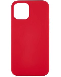 Чехол накладка Touch Case для смартфона Apple iPhone 12 mini силикон микрофибра красный CS61RR54TH I Ubear