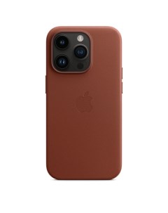 Чехол накладка Leather Case with MagSafe для смартфона iPhone 14 Pro кожа коричневый MPPK3FE A Apple