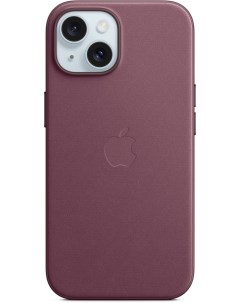 Чехол накладка FineWoven Case with MagSafe для смартфона iPhone 15 бордовый MT3E3FE A Apple