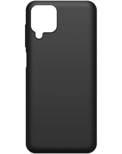 Чехол накладка для смартфона Samsung Galaxy A12 силикон черный 39790 Borasco