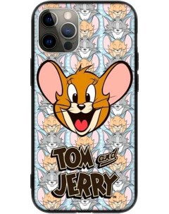 Чехол накладка Tom Jerry для смартфона Apple iPhone 12 12 Pro пластик прозрачный 124565 Deppa