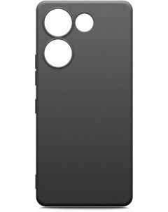 Чехол накладка для смартфона TECNO Camon 20 4G 20 Pro 4G силикон черный 72054 Borasco