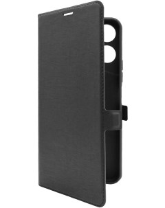 Чехол книжка для смартфона TECNO Pova Neo 3 искусственная кожа микрофибра черный 72047 Borasco
