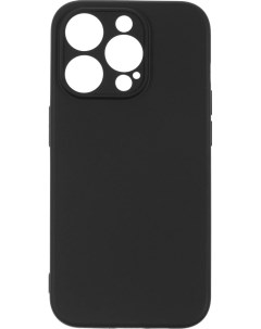 Чехол накладка для смартфона Apple iPhone 15 Pro силикон черный 72416 Borasco