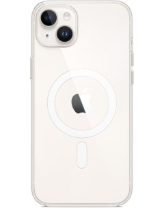 Чехол накладка Clear Case with MagSafe для смартфона iPhone 14 Plus силикон прозрачный MPU43FE A Apple