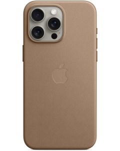 Чехол накладка FineWoven Case with MagSafe для смартфона iPhone 15 Pro Max серо коричневый MT4W3FE A Apple