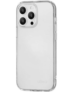 Чехол накладка Real Case для смартфона Apple iPhone 15 Pro Max пластик белый CS251TT67PRL I23 Ubear
